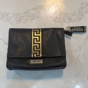 Versace Black and Gold Toiletry Bag